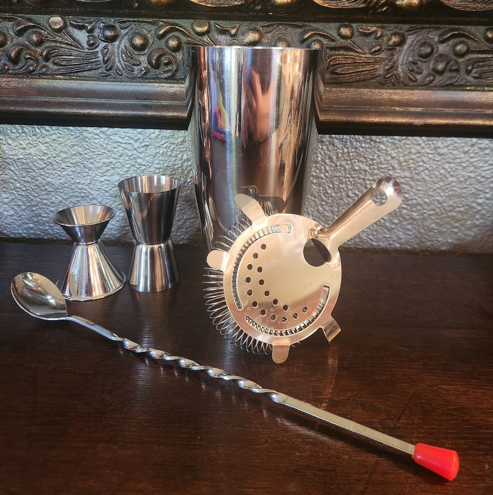 Stainless Steel Cocktail Shaker Set